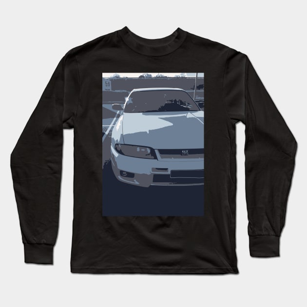 Skyline Long Sleeve T-Shirt by 5thmonkey